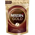 Кофе растворимый Nescafe Gold сублимированный с добавлением молотого, 130 г, Nescafe