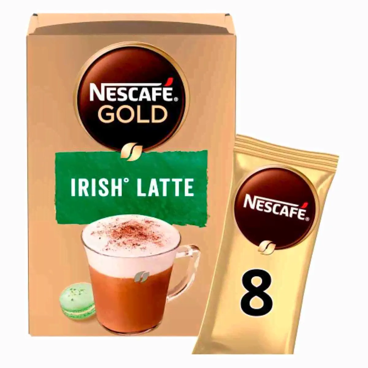Кофе в пакетиках Nescafe Gold Irish Latte 8*19,8гр (6)-0