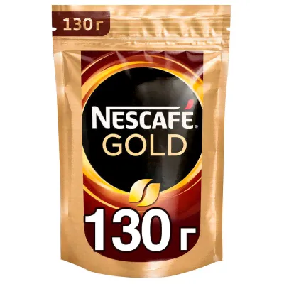 Кофе Nescafe Gold 130г м/уп-2