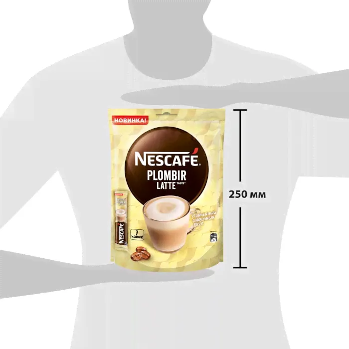 Напиток кофейный растворимый Nescafe Plombir Latte 7шт*18г-4