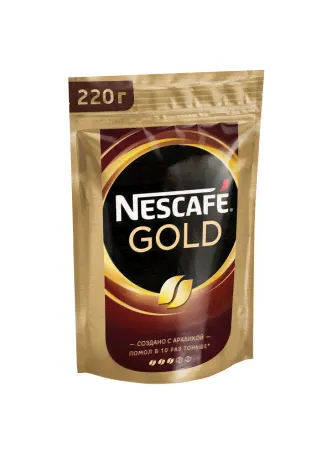 Кофе NESCAFE Gold растворимый пакетированный, 220г оптом-0