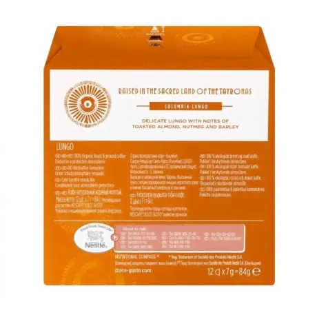 Капсулы кофе Nescafe Dolce Gusto Lungo Colombia 12шт 12355980-2