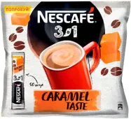 Кофе 3 в 1 Карамель NESCAFE, 50х16 г X 1 штука