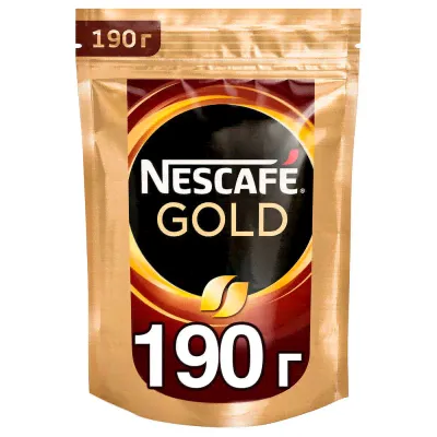Кофе Nescafe Gold 190г м/у-2
