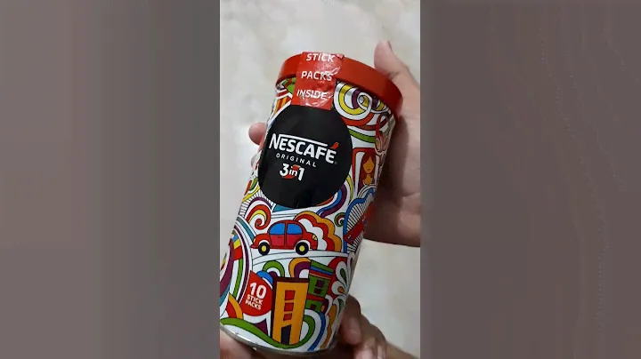 New NESCAFE 3 IN 1 TIN CONTEINER  #RIDI'S_World #nescafe