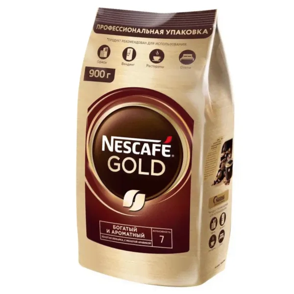 Кофе растворимый Nescafe Gold 900 грамм-0