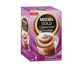 Напиток кофейный Nescafe Gold Cappuccino Chocolate 8 пак/уп, (Нескафе)