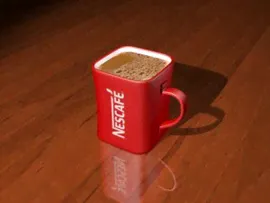 nescafe cup 3D Model