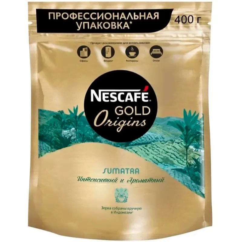 Кофе «Nescafe» Gold Sumatra, Нескафе Голд Суматра, 400гр, м/у