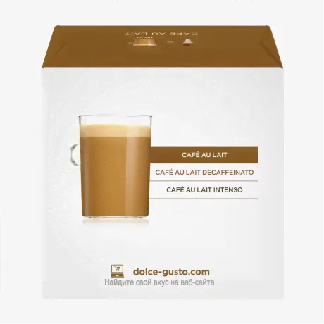 Капсулы кофе Nescafe Dolce Gusto Cafe au lait 16шт 12148061-1
