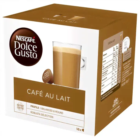 Капсулы кофе Nescafe Dolce Gusto Cafe au lait 16шт 12148061-2