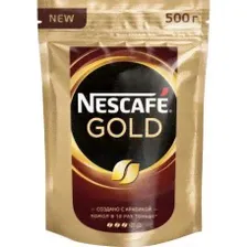 КОФЕ NESCAFE GOLD/НЕСКАФЕ ГОЛД РАСТВ.М/У 500Г