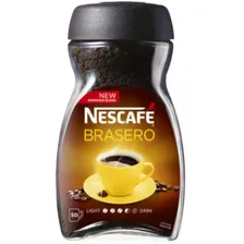 Растворимый кофе Nescafe Brasero 100 г в стекле