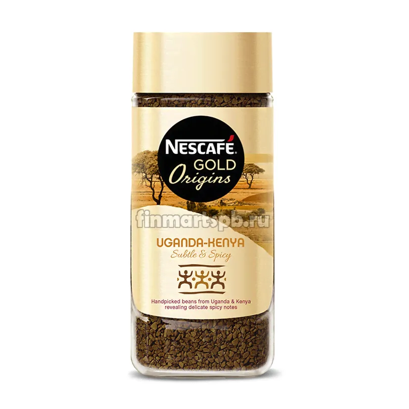 Растворимый кофе Nescafe Gold Origins Uganda Keniya - 100 гр.