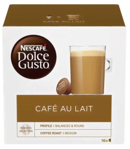 Кофе Nescafe Dolce Gusto Cafe Au Lait (капсулы для кофеварок)