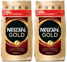 кофе растворимый Nescafe Gold, 900 г пакет (Нескафе) х 2 шт