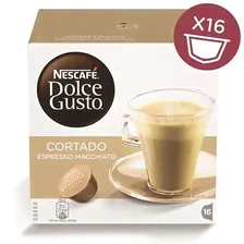 КОФЕ "NESCAFE DOLCE GUSTO" CORTADO, В КАПСУЛАХ, 16 КАПСУЛ, 112г