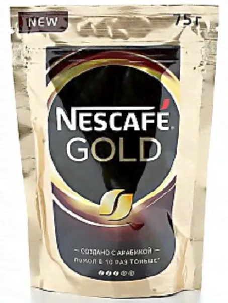 Кофе NESCAFE Gold сублимированный с молотым м/у, 75г*8-0