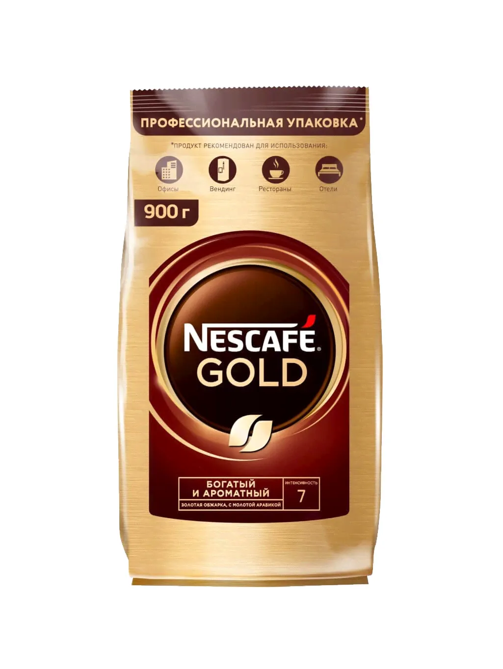 Nescafe Gold Нескафе Голд Кофе сублимированный 900 гр мягкая упаковка-0