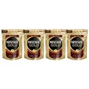 Кофе растворимый Nescafe Gold сублимированный с добавлением молотого, пакет, 500 г, 4 уп. NESCAFE