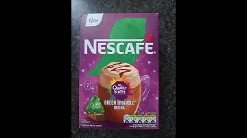 New Nescafe Green Triangle mocha - Chus' Review. It was DELICIOUS!