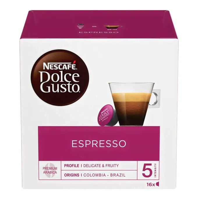 Кофе Nescafe Dolce Gusto Эспрессо в капсулах 6 г х 16 шт 96 г