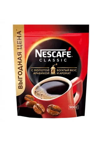 Кофе NESCAFE Classic пакет, 500г оптом-0