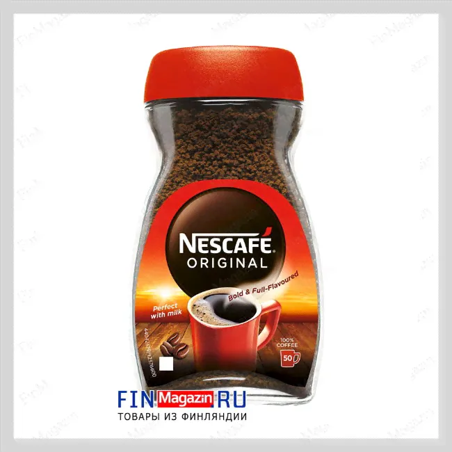 Кофе растворимый Nescafe Original 100 гр ст/банка