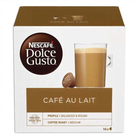 Капсулы кофе Nescafe Dolce Gusto Cafe au lait 16шт 12148061-3