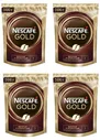 кофе растворимый Nescafe Gold, 500 г пакет (Нескафе) х 4 шт