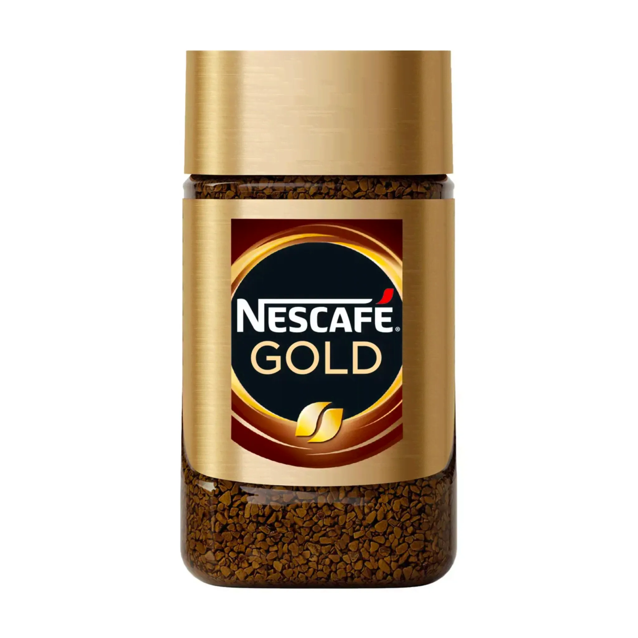 Кофе растворимый Nescafe Gold, 47 г, стеклянная банка-0