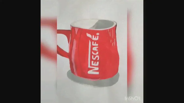 Realistic Nescafe Cup