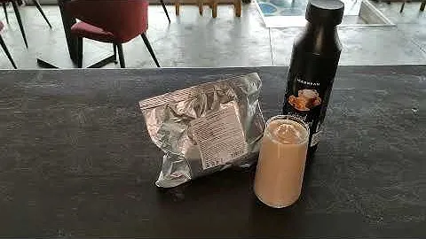 Рецепт Фраппучино (холодный кофе фраппе) с соленой карамелью от Icedream. ХИТ 2023