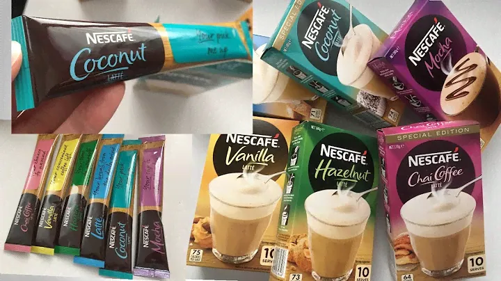 Nescafé Special Edition Latte and Coffee Unpacking! 10pk Sachets