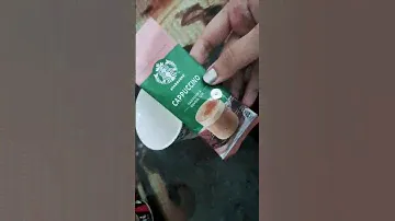 Starbucks cappuccino Sachet review