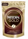 Кофе растворимый Nescafe Gold, 220 г пакет (Нескафе)