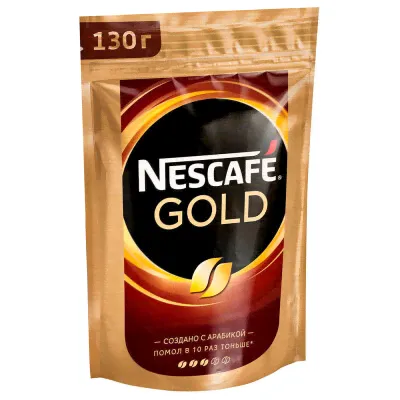 Кофе Nescafe Gold 130г м/уп-3
