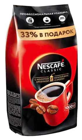 Nescafe Nescafe Classic с молотой арабикой м/у 1000 г