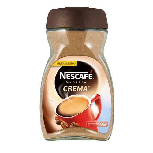Кофе Nescafe Crema, растворимый, 95 г в магазинах Пятерочка