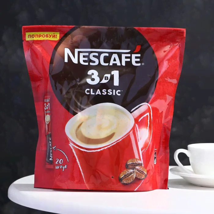 Кофе растворимый Nescafe 3 в 1 classic, 14,5 г-0