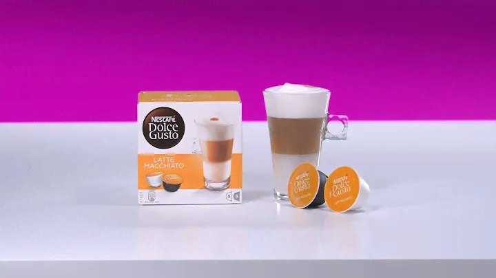 Prepare a Latte Macchiato with your NESCAFÉ® Dolce Gusto® Genio 2 coffee machine by De'Longhi®