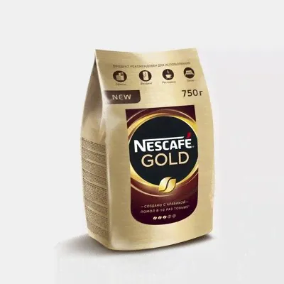 Кофе растворимый Nescafe Gold 750 г (пакет), 270227-0